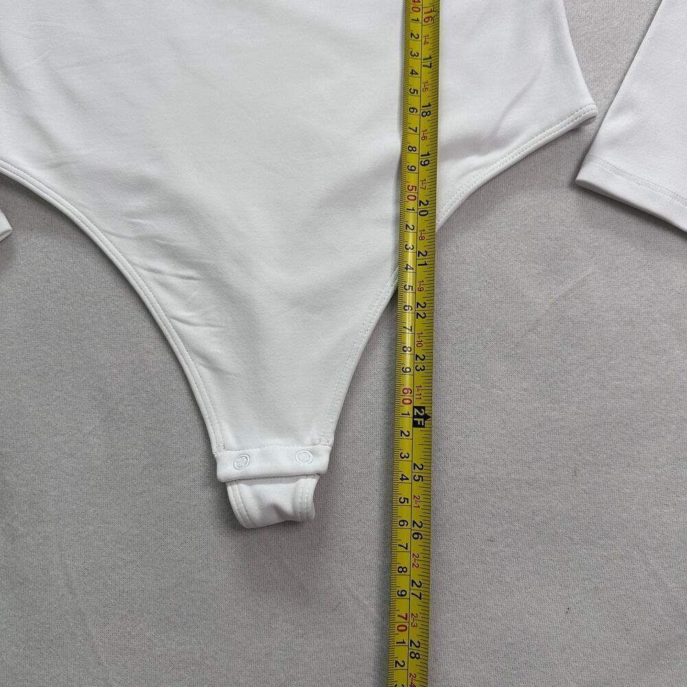 Babaton Segovia Cutout Bodysuit White Long Sleeve Aritzia Size S NWT - Picture 8 of 11